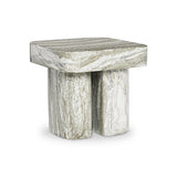 Arcadia Kalta Faux Stone Side Table - Ornate Home