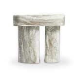 Arcadia Kalta Faux Stone Side Table - Ornate Home
