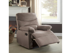 Arcadia Light Brown Woven Fabric Motion Recliner - Ornate Home