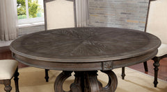 Arcadia Rustic Natural Tone/Ivory 5 Pc. Round Dining Room Set - Ornate Home