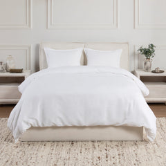 Arcadia White Duvet Cover - Ornate Home