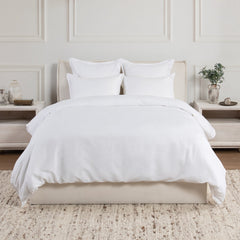 Arcadia White Duvet Cover - Ornate Home