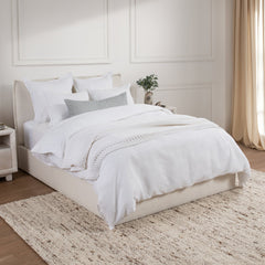 Arcadia White Duvet Cover - Ornate Home