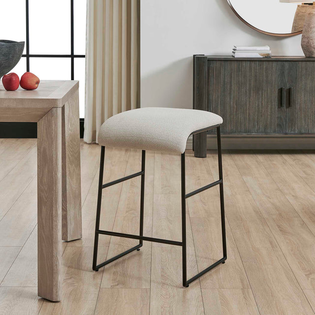 Arcane Ecru Counter Stool - Ornate Home