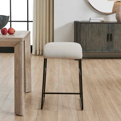 Arcane Ecru Counter Stool - Ornate Home