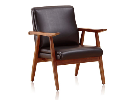 Arch Duke Accent Chair in Black and Amber - Ornate Home