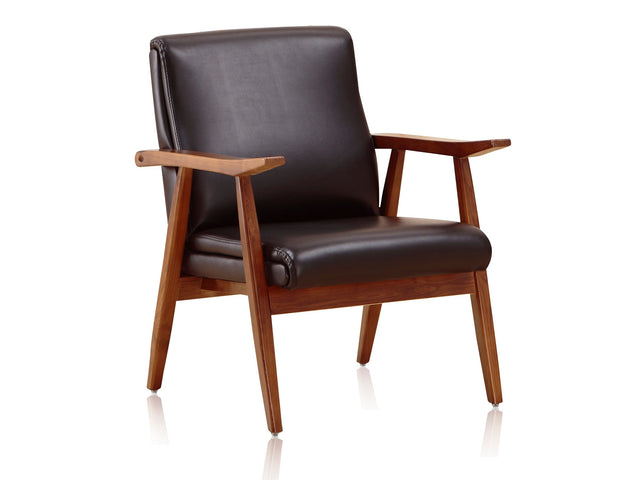 Arch Duke Accent Chair in Black and Amber - Ornate Home