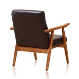 Arch Duke Accent Chair in Black and Amber - Ornate Home