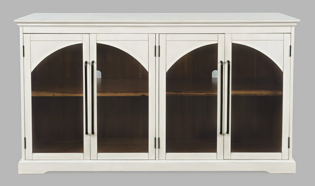 Archdale Antique White 4 Door Accent Cabinet - Ornate Home