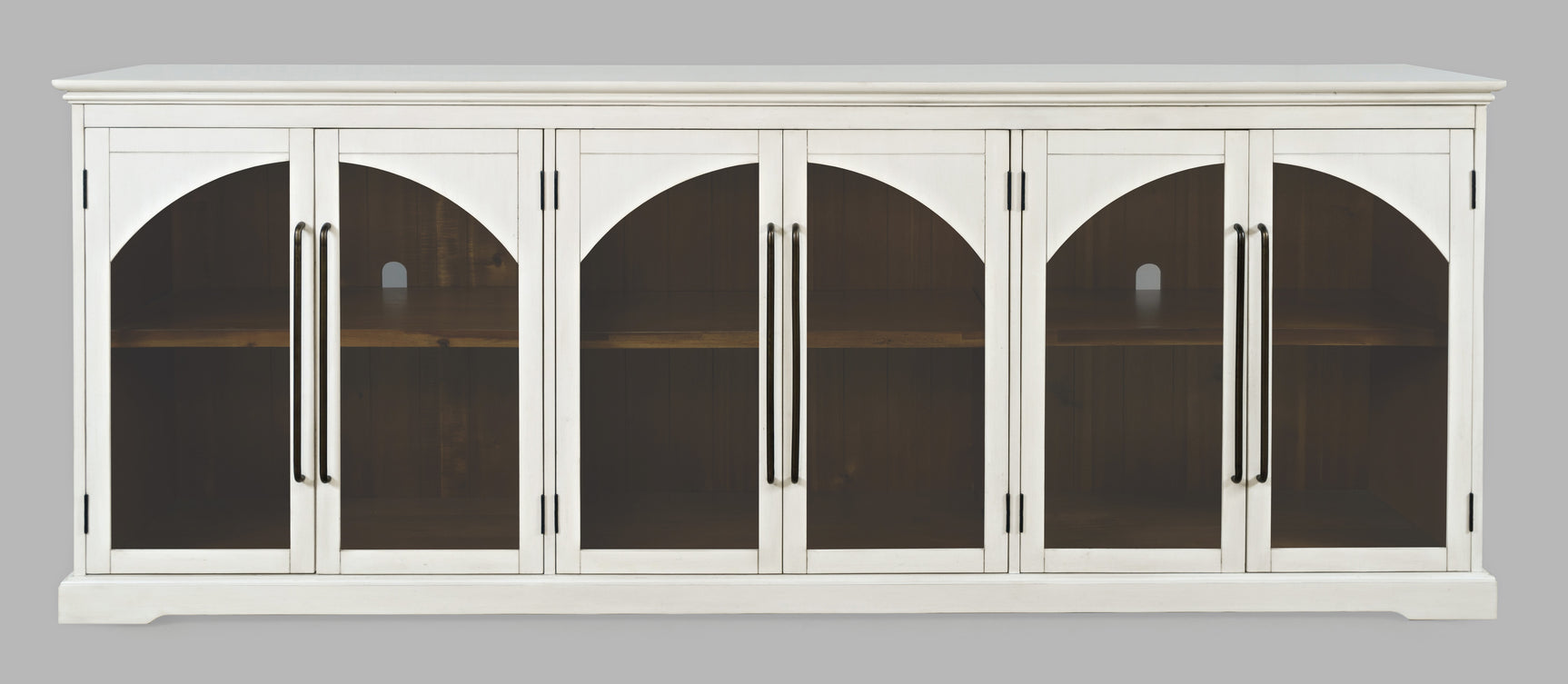 Archdale Antique White 6 Door Accent Cabinet - Ornate Home