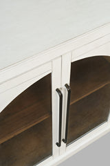 Archdale Antique White Four Door Accent Cabinet - Ornate Home