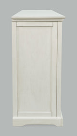 Archdale Antique White Four Door Accent Cabinet - Ornate Home