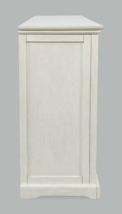 Archdale Antique White Four Door Accent Cabinet - Ornate Home