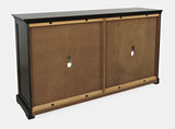 Archdale Black 4 Door Accent Cabinet - Ornate Home