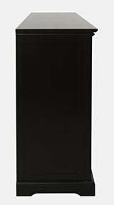 Archdale Black 4 Door Accent Cabinet - Ornate Home