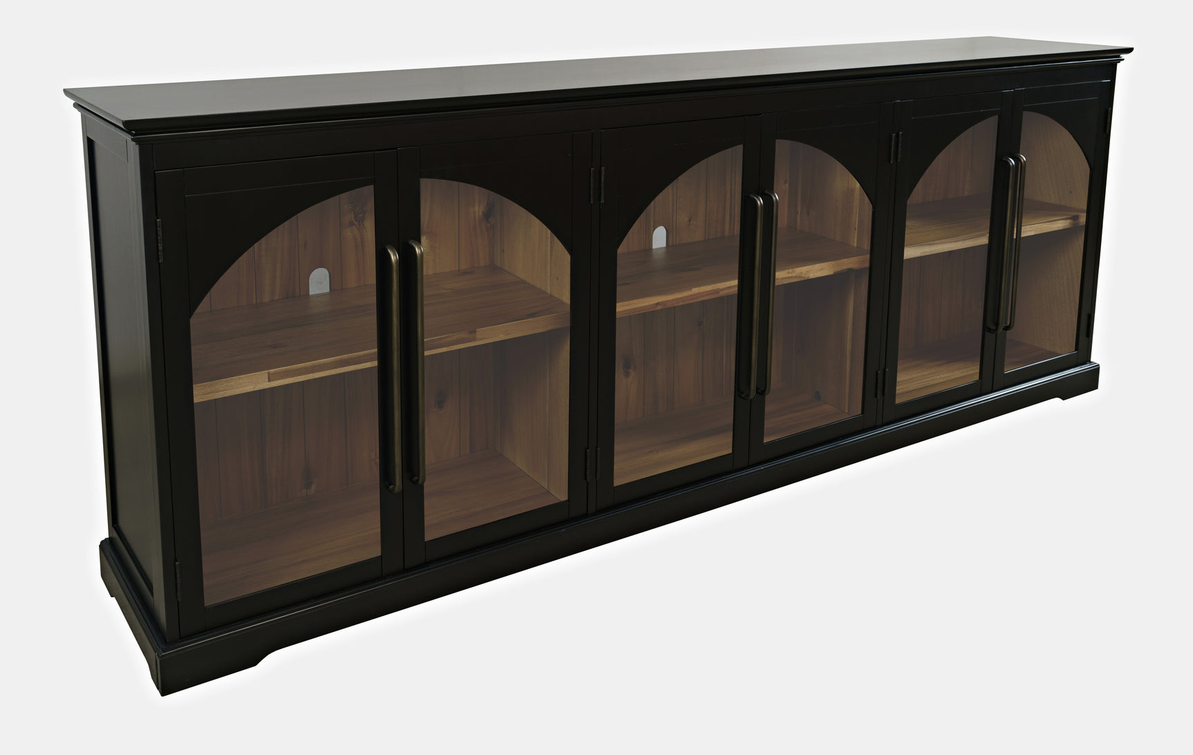 Archdale Black 6 Door Accent Cabinet - Ornate Home