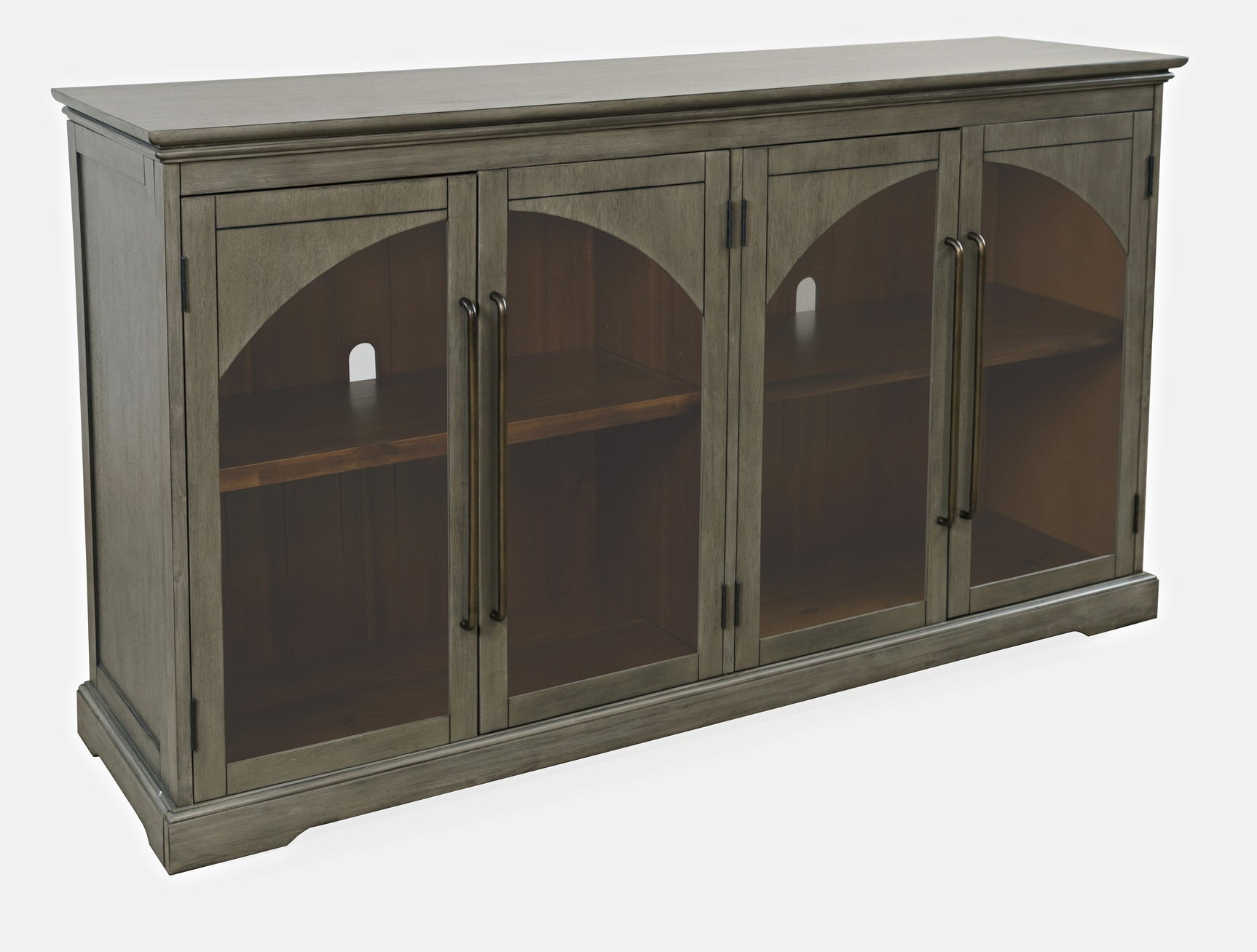 Archdale Grey 4 Door Accent Cabinet - Ornate Home