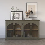 Archdale Grey 4 Door Accent Cabinet - Ornate Home