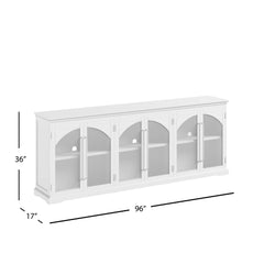 Archdale Grey Six Door Accent Cabinet - Ornate Home