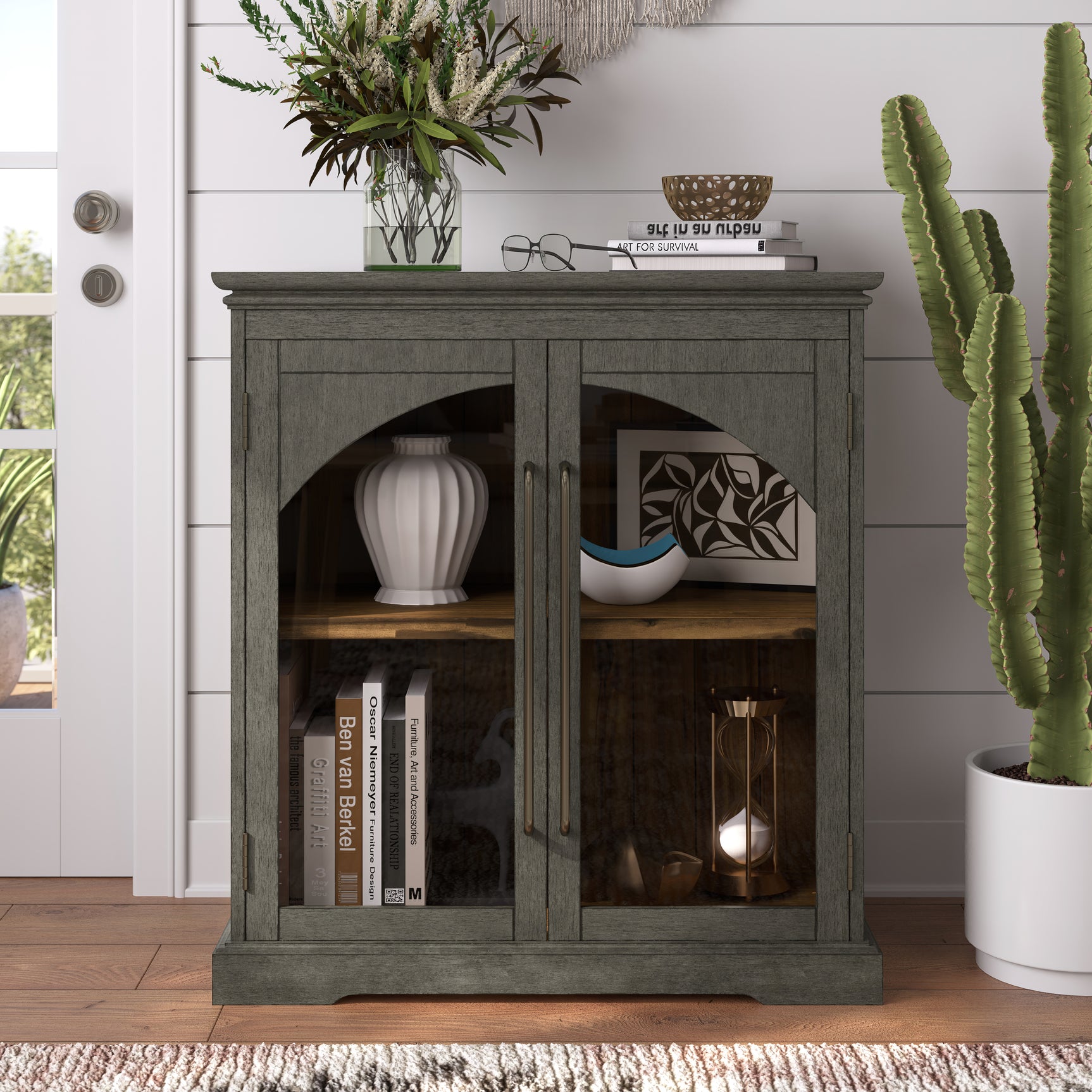 Archdale Grey Two Door Accent Cabinet - Ornate Home