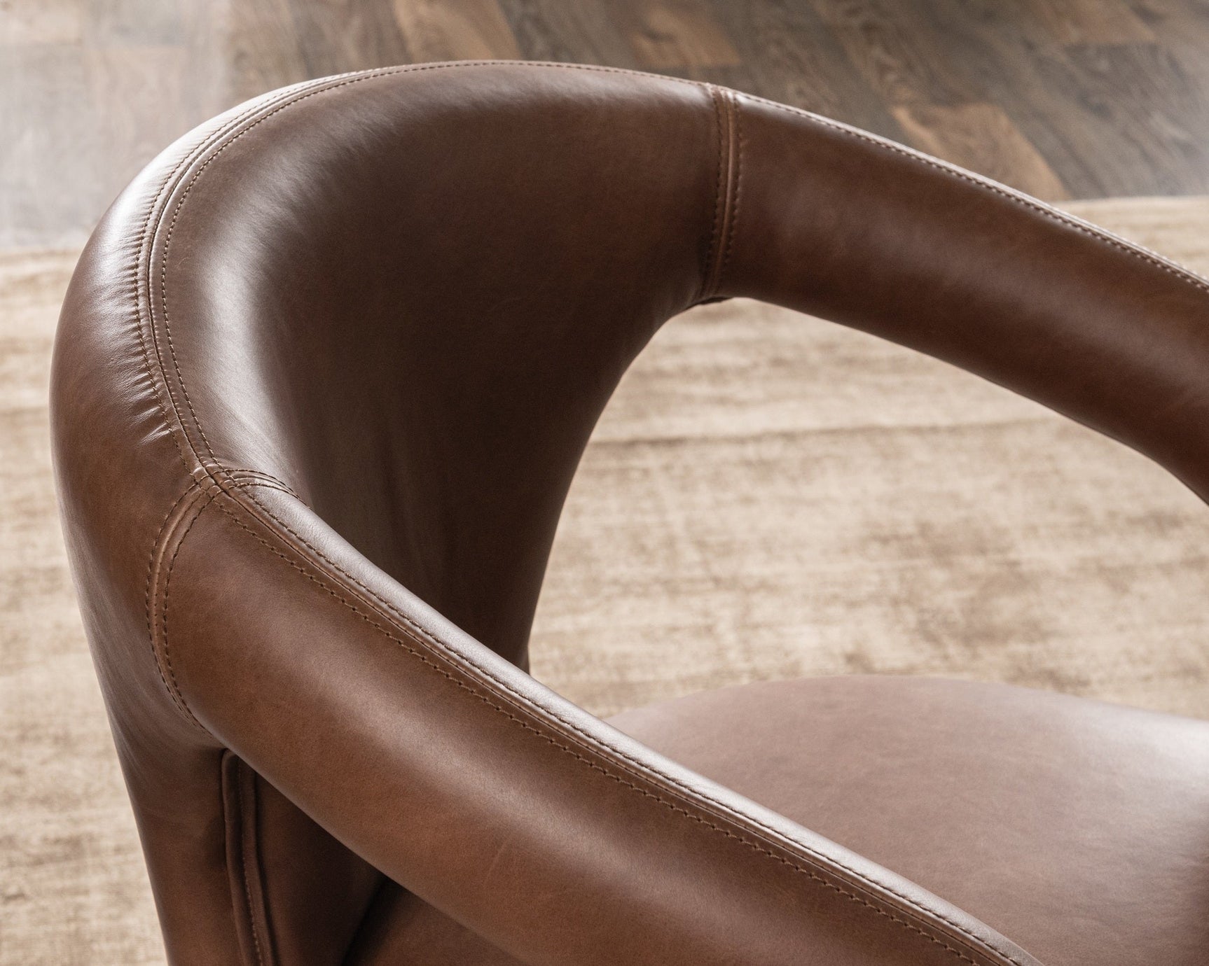 Archie Bison Brown Dining Chair - Ornate Home