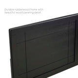 Archie Black Wood Twin Headboard - Ornate Home
