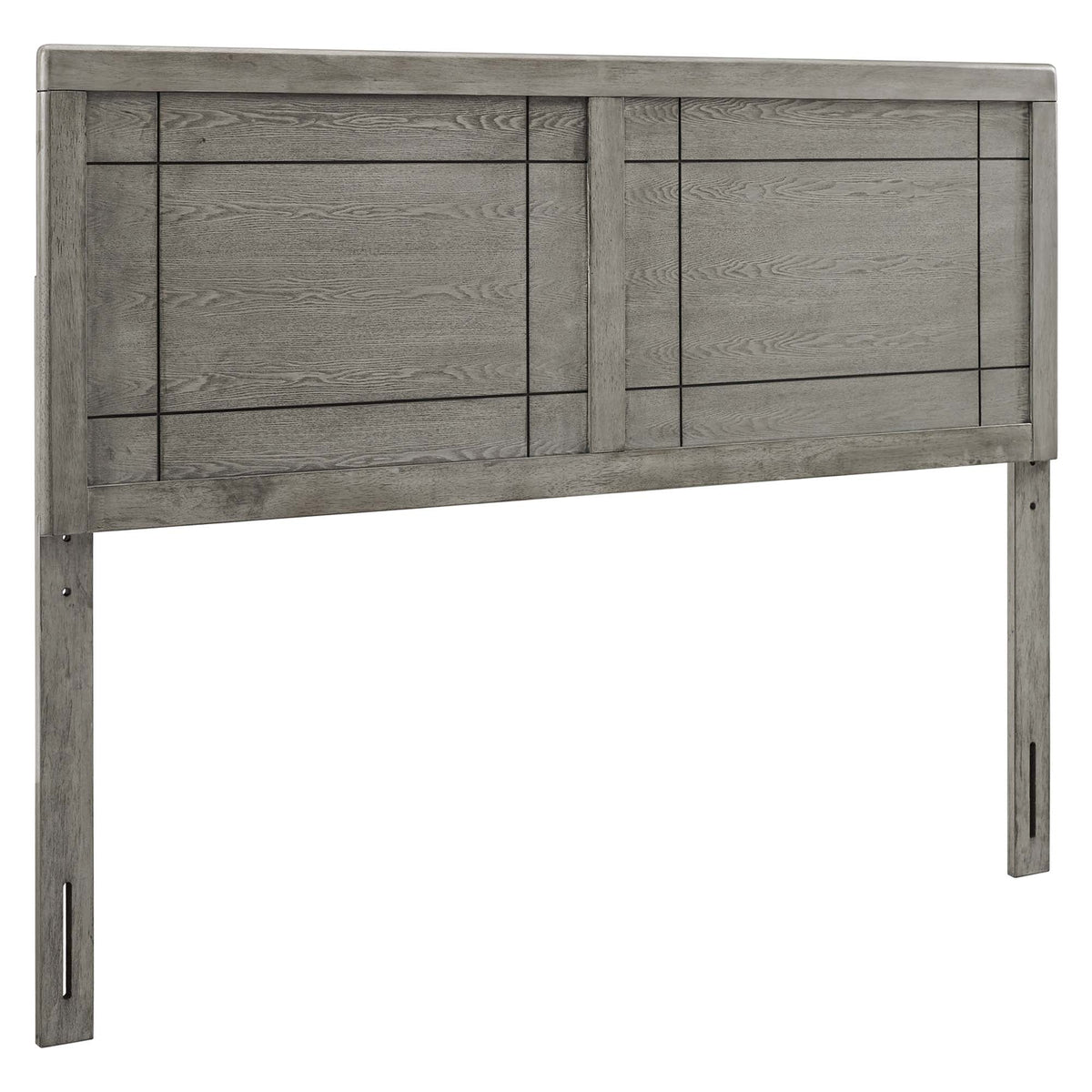 Archie Gray Wood Full Headboard - Ornate Home
