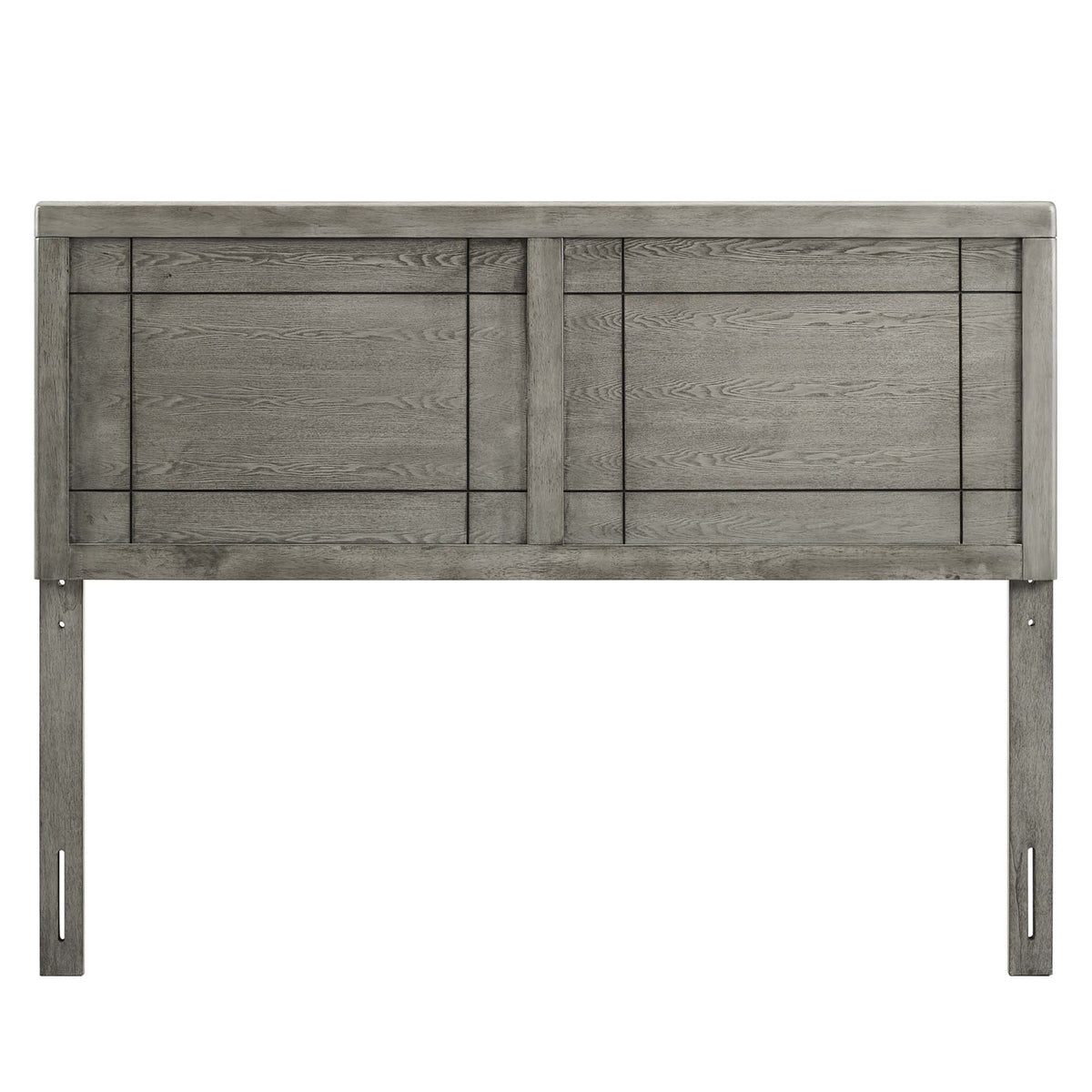 Archie Gray Wood Full Headboard - Ornate Home