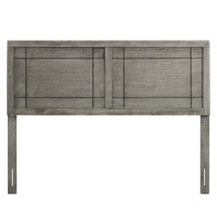 Archie Gray Wood King Headboard - Ornate Home