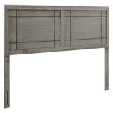 Archie Gray Wood Queen Headboard - Ornate Home