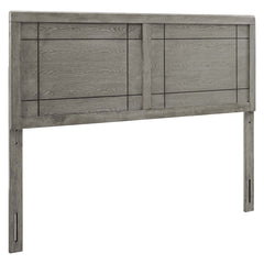 Archie Gray Wood Queen Headboard - Ornate Home