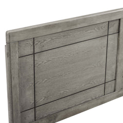Archie Gray Wood Queen Headboard - Ornate Home