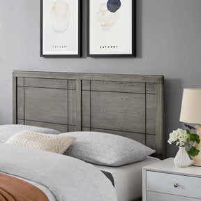 Archie Gray Wood Twin Headboard - Ornate Home