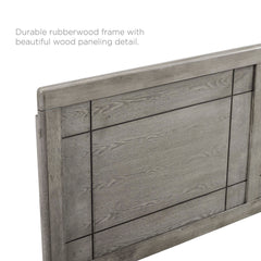 Archie Gray Wood Twin Headboard - Ornate Home