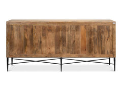 Archie Tan Four Door Sideboard - Ornate Home