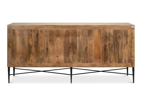 Archie Tan Four Door Sideboard - Ornate Home