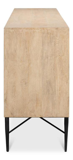 Archie Tan Four Door Sideboard - Ornate Home