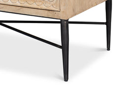Archie Tan Four Door Sideboard - Ornate Home