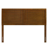 Archie Walnut Wood Full Headboard - Ornate Home