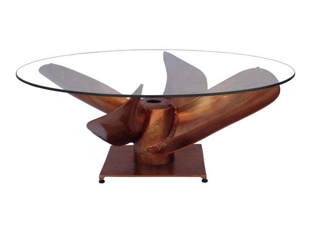 Archimedes Copper Coffee Table - Ornate Home