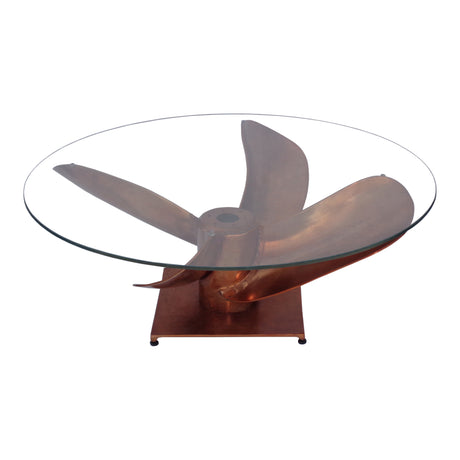 Archimedes Copper Coffee Table - Ornate Home
