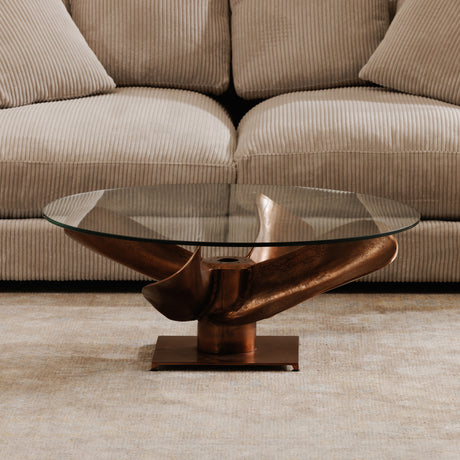 Archimedes Copper Coffee Table - Ornate Home