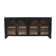 Archimedes Ebony Oak 70 Console - Ornate Home
