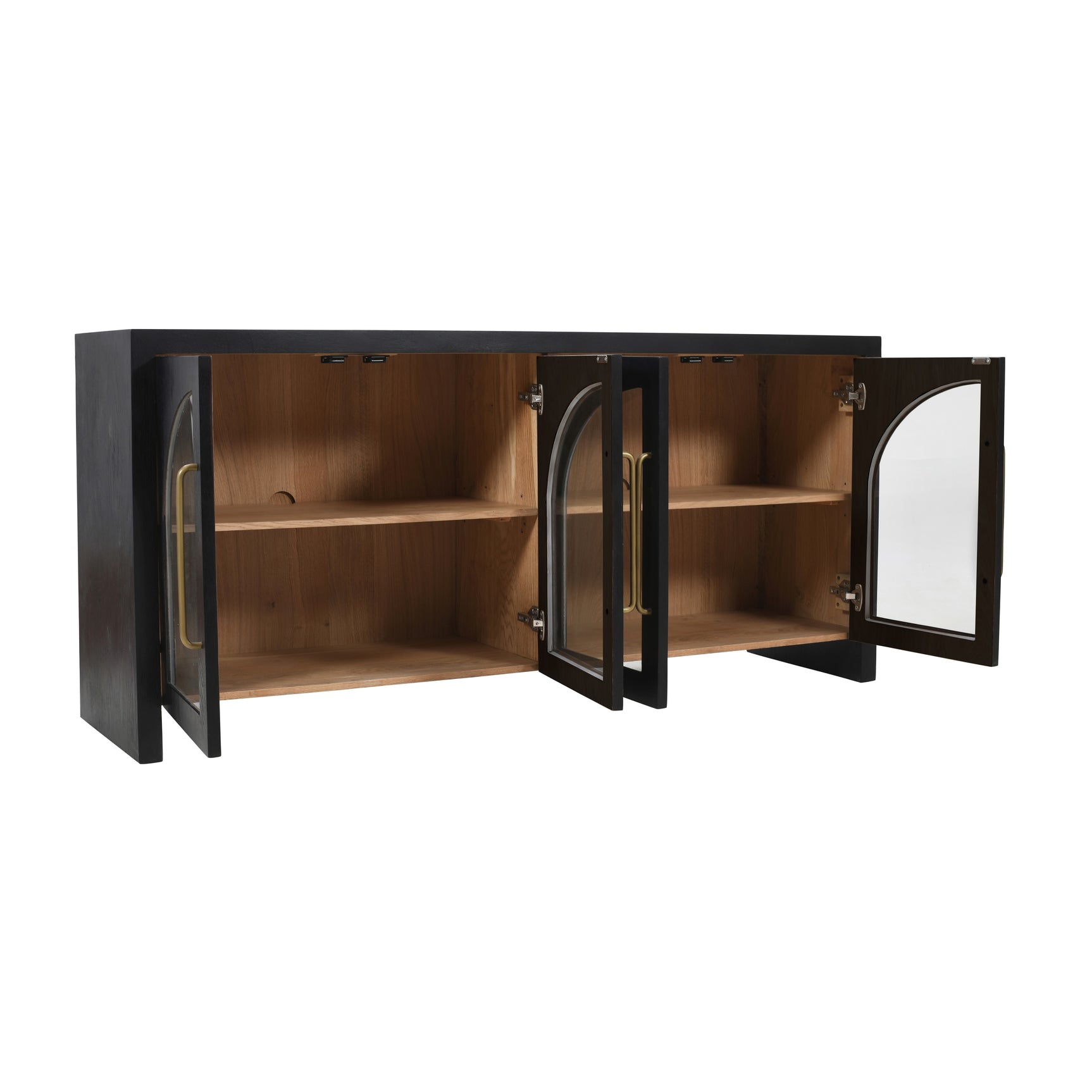 Archimedes Ebony Oak 70 Console - Ornate Home