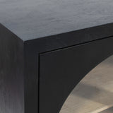 Archimedes Ebony Oak 70 Console - Ornate Home