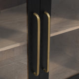 Archimedes Ebony Oak 70 Console - Ornate Home