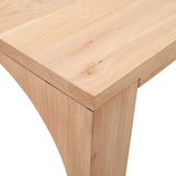 Archimedes Natural/Black Dining Table w/ 6 Fitz - Ornate Home