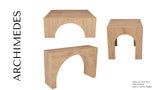 Archimedes Natural End Table - Ornate Home