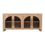 Archimedes Natural Oak 70 Console - Ornate Home
