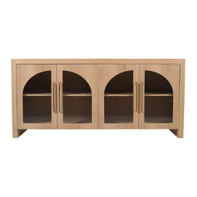 Archimedes Natural Oak 70 Console - Ornate Home